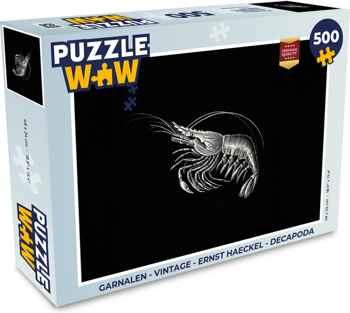 PuzzleWow – Vintage – Ernst Haeckel – 500 stukjes - Afbeelding 2