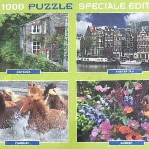 4 x 1000 Puzzel – Speciale editie Amsterdam – 4000 stukjes