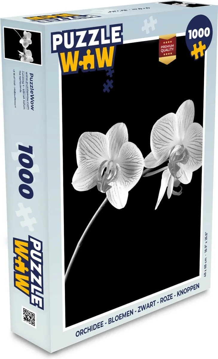 PuzzleWow – Puzzel Orchidee – 1000 stukjes - Afbeelding 2