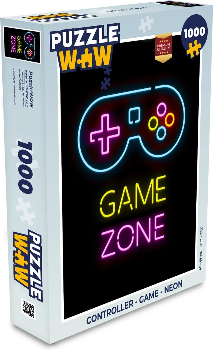 PuzzleWow – Game zone – 1000 stukjes