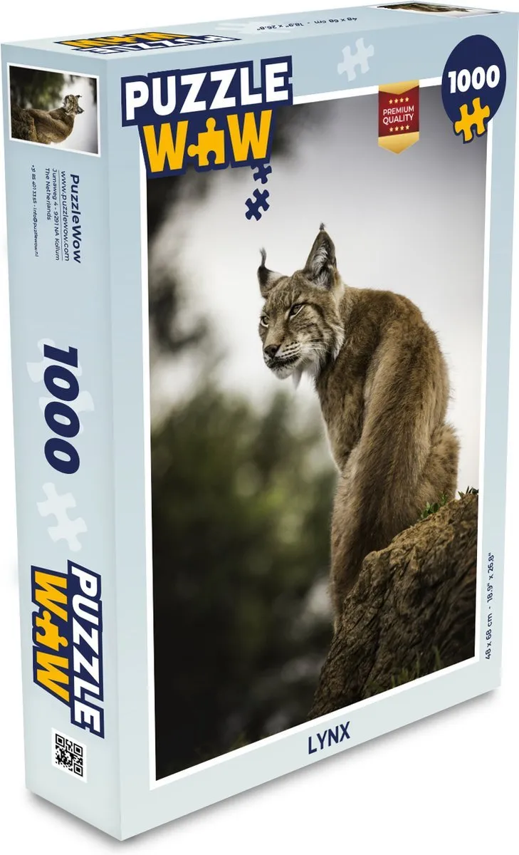 Lynx puzzel – Puzzel 1000 stukjes - Afbeelding 3