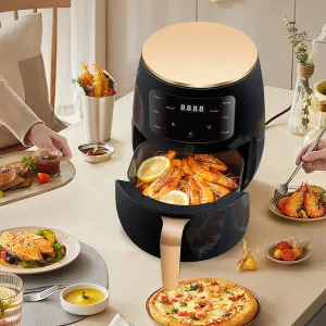 Airfryer XXL - Goudkleurige luxe editie voor gezonde maaltijden