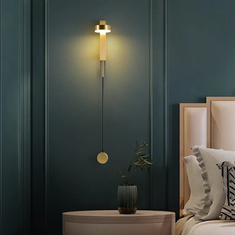 Wandlamp op batterijen - Elegante gouden touch voor sfeervol licht - Afbeelding 2