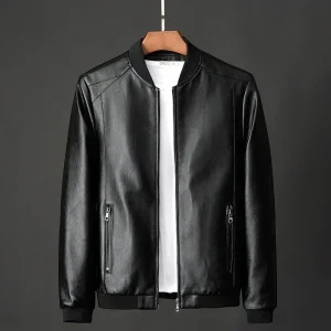 Leren jassen heren - Zwart met stoere uitstraling voor een edgy look