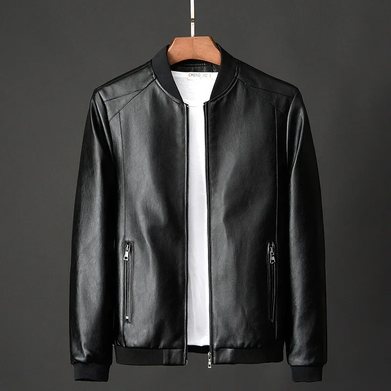 Leren jassen heren - Zwart met stoere uitstraling voor een edgy look - Afbeelding 2