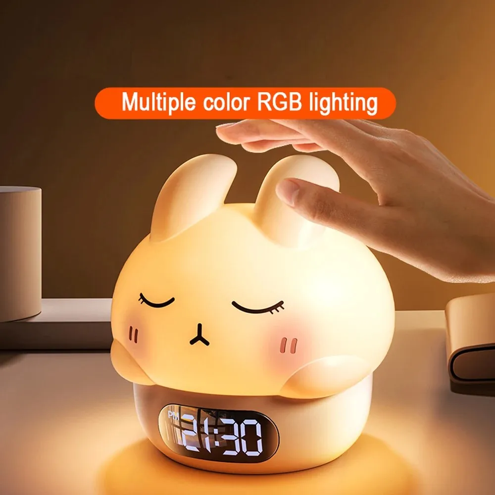 Wake up light - Schattig konijn design met RGB verlichting voor een zachte ontwaking