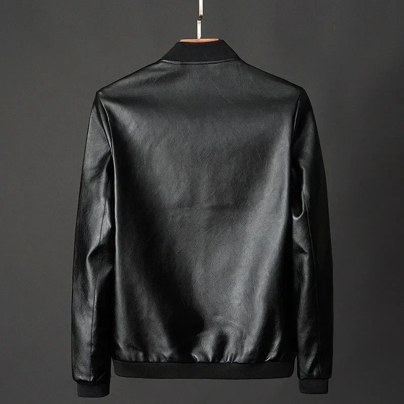 Leren jassen heren - Zwart met stoere uitstraling voor een edgy look - Afbeelding 3