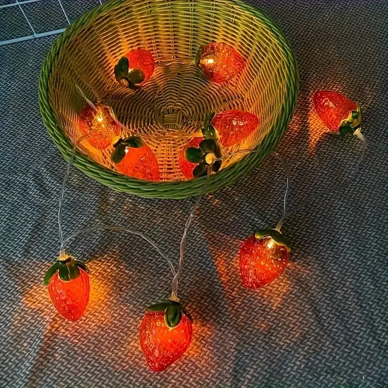 Lichtslinger - Aardbeiendesign in prachtig rood voor gezellige sfeer - Afbeelding 9