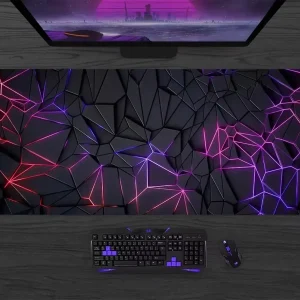 Muismat Gaming - XXL formaat met Neon Design voor Ultieme Game-ervaring