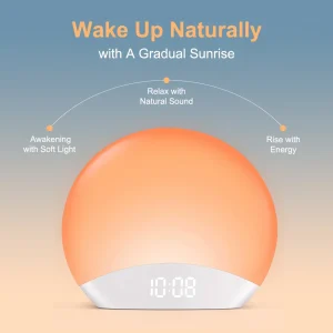Wake Up Light - Zacht Ontwaken met Natuurlijke Zonsopkomst voor Energie