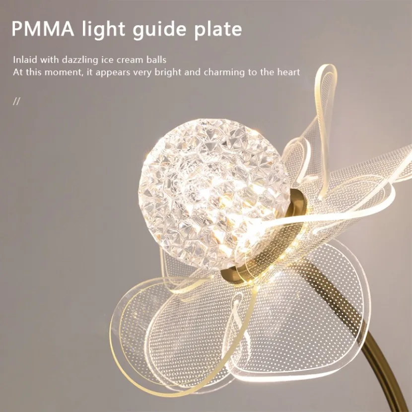 Wandlamp op batterijen - Elegante bloemdesign voor sfeervol licht - Afbeelding 5