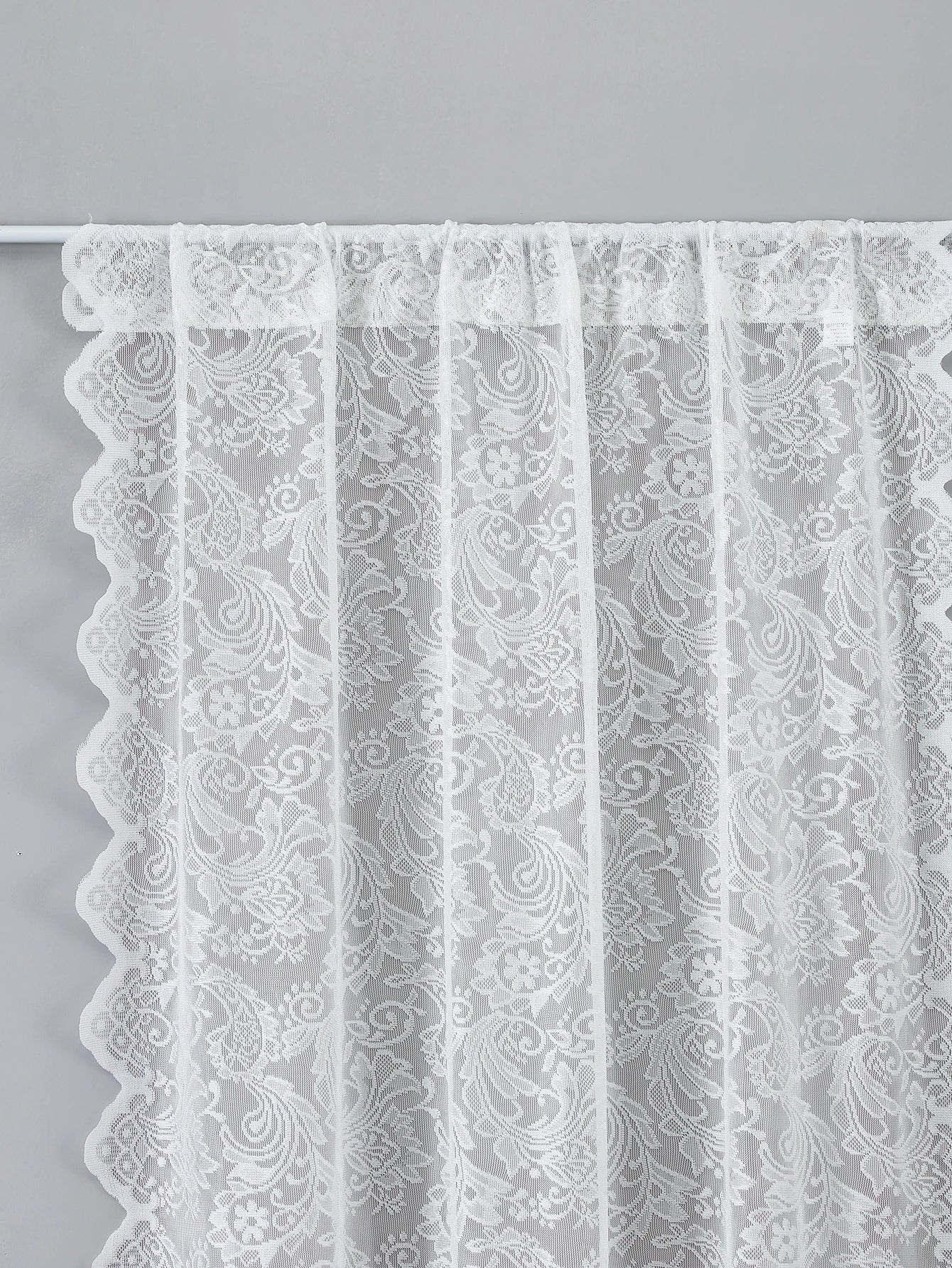 deur gordijn - elegante witte vliegengordijn voor een vliegvrije zomer - Afbeelding 5