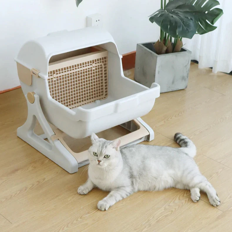 Kattenbak automatisch - Stijlvol design voor een schoon huis - Afbeelding 3