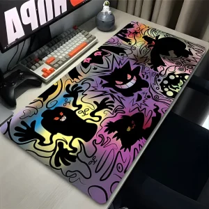Muismat Gaming - Kleurrijke Gengar Print voor Intense Game Sessies