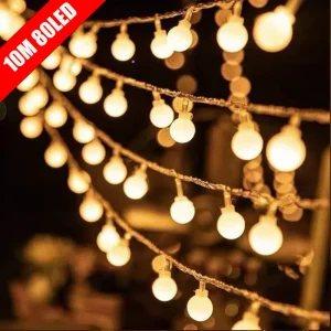 Lichtslinger - 10M 80LED - Warme Gloed voor Sfeervolle Avonden