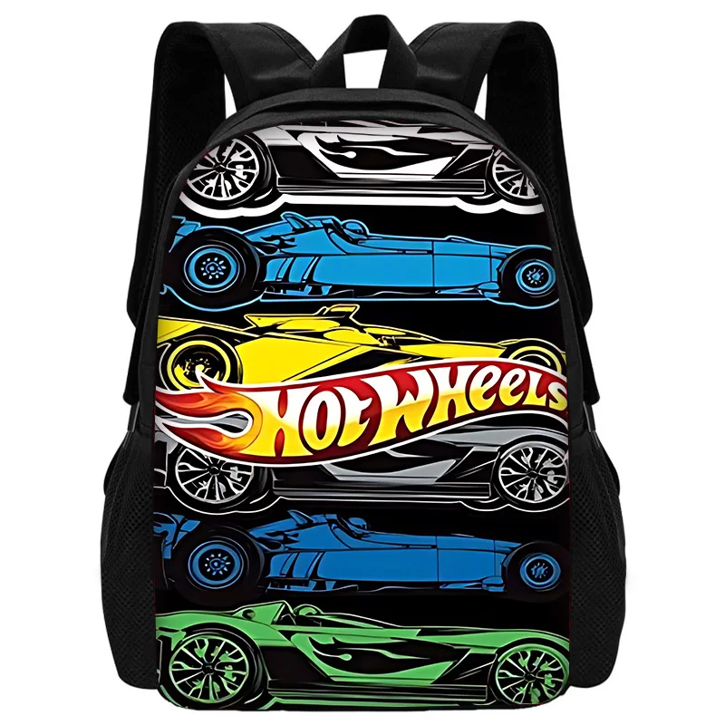 Schooltassen jongens - Hot Wheels ontwerp voor coole stijl op school - Afbeelding 5