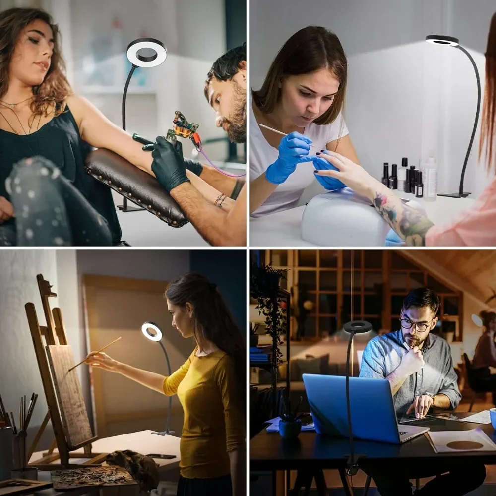 Nachtkast lampje - Flexibele LED leeslamp met 3 lichtstanden voor ultieme ontspanning - Afbeelding 7