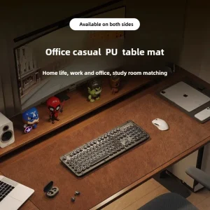 Muismat XXL - Stijlvolle bruine afwerking voor een ultieme gaming ervaring
