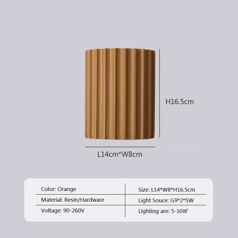 Wandlamp op batterijen - Groen met stijlvolle ribbels voor sfeervol licht - Afbeelding 9